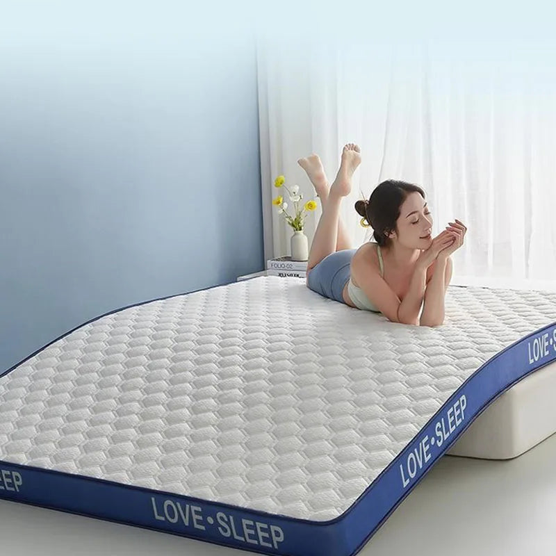 matelas en latex rembourré pour dortoir d'étudiants à mémoire de forme