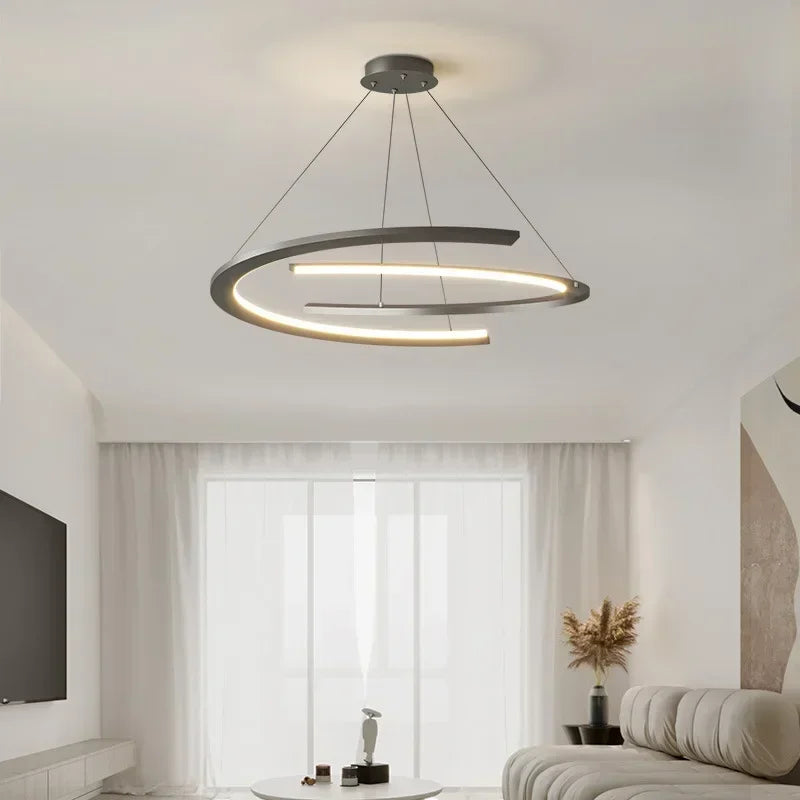 suspension à led moderne pour décoration intérieure élégante