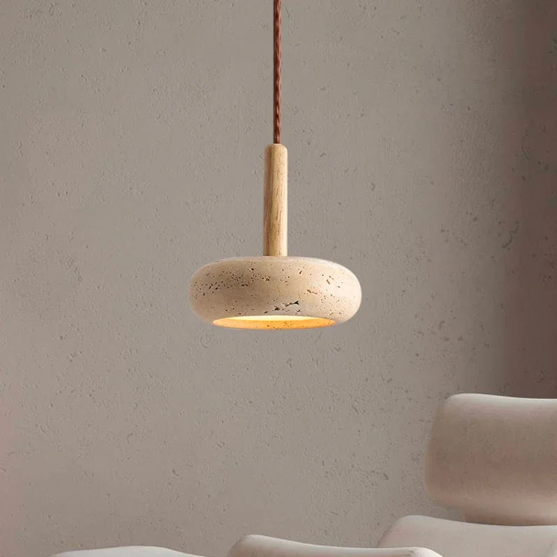 suspension retro minimaliste en forme d'anneau design nordique