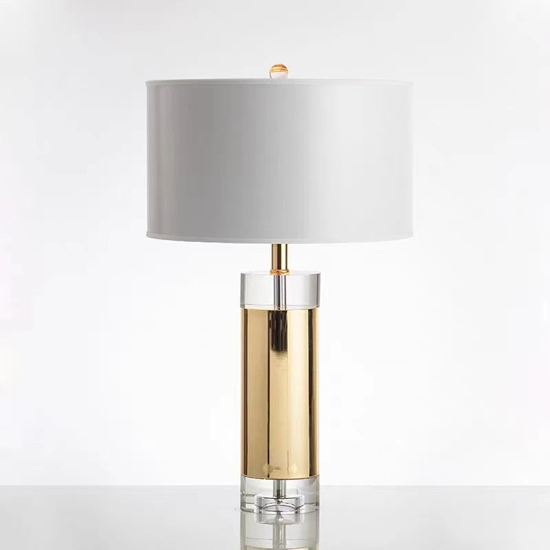 lampe à poser moderne en cristal pour décoration intérieure