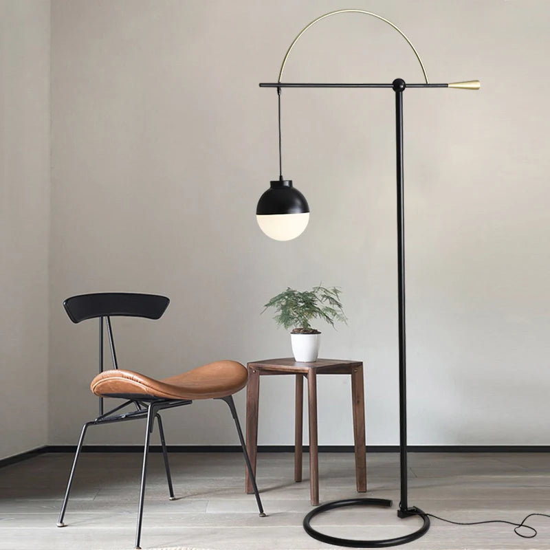 lampadaire créatif minimaliste pour espace moderne et élégant