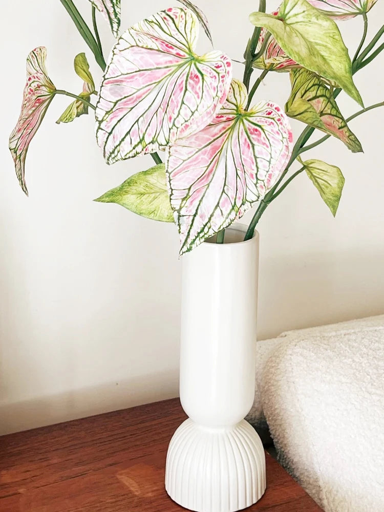 plante artificielle caladium pour décoration intérieure et florale