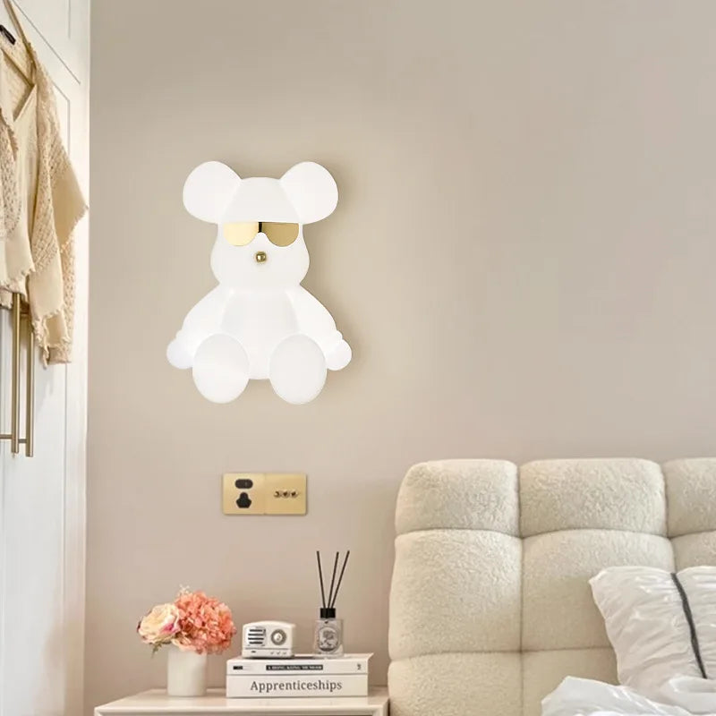 applique murale ours pour chambre d'enfant décorative et moderne