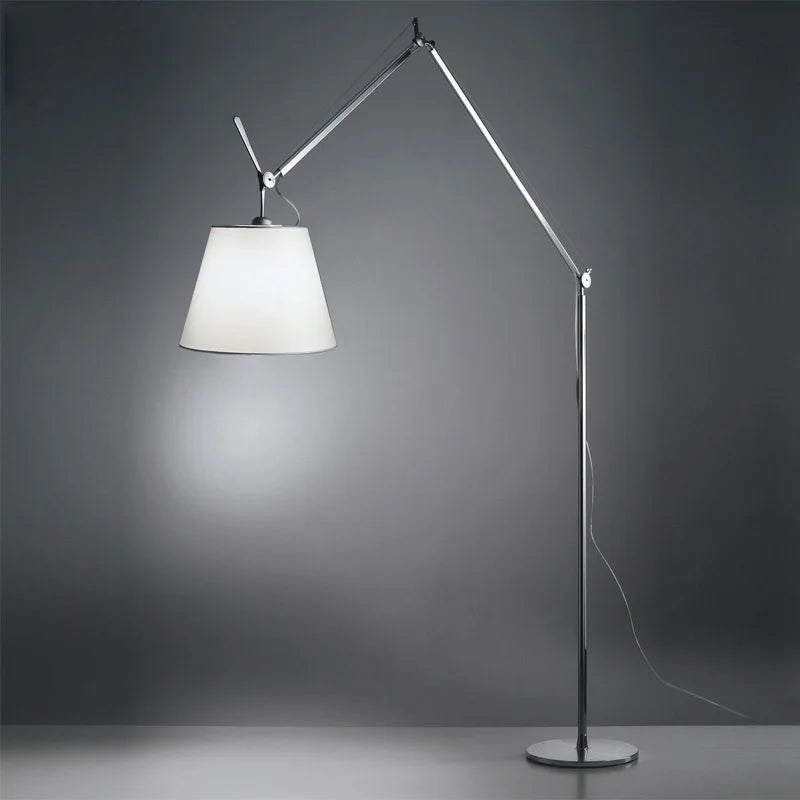 lampadaire nordique design bras pivotant minimaliste en métal pour intérieur