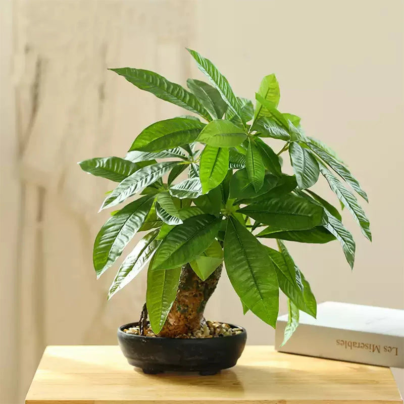 arbre artificiel monstera pot fausses plantes tropicales décoration intérieure