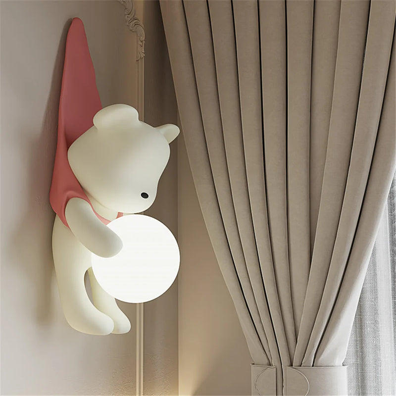 applique murale led en résine style coréen pour décoration intérieure