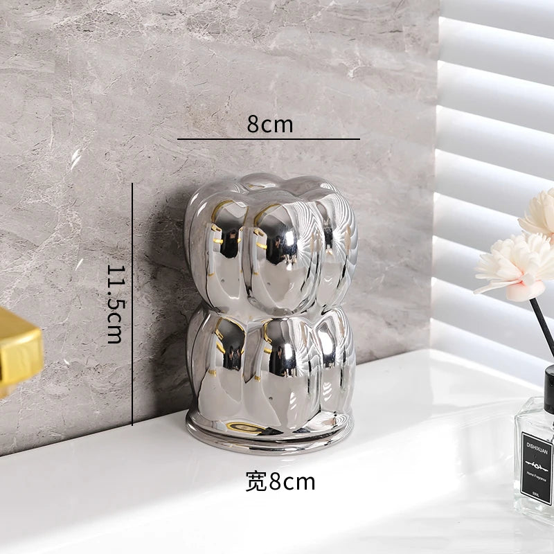 décoration luxe accessoires créatifs pour salle de bain