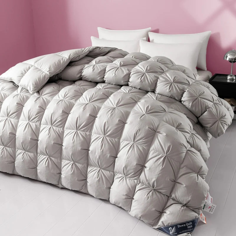 couettes de luxe en duvet d'oie ultra douces pour toutes les saisons