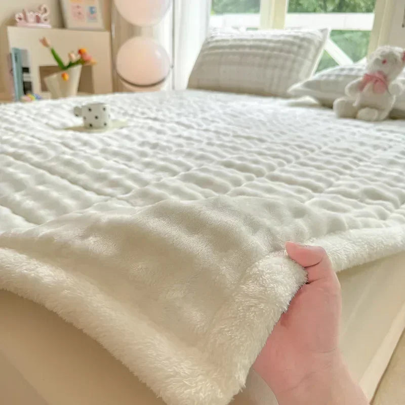 matelas épais pour étudiants pliable et protecteur de lit