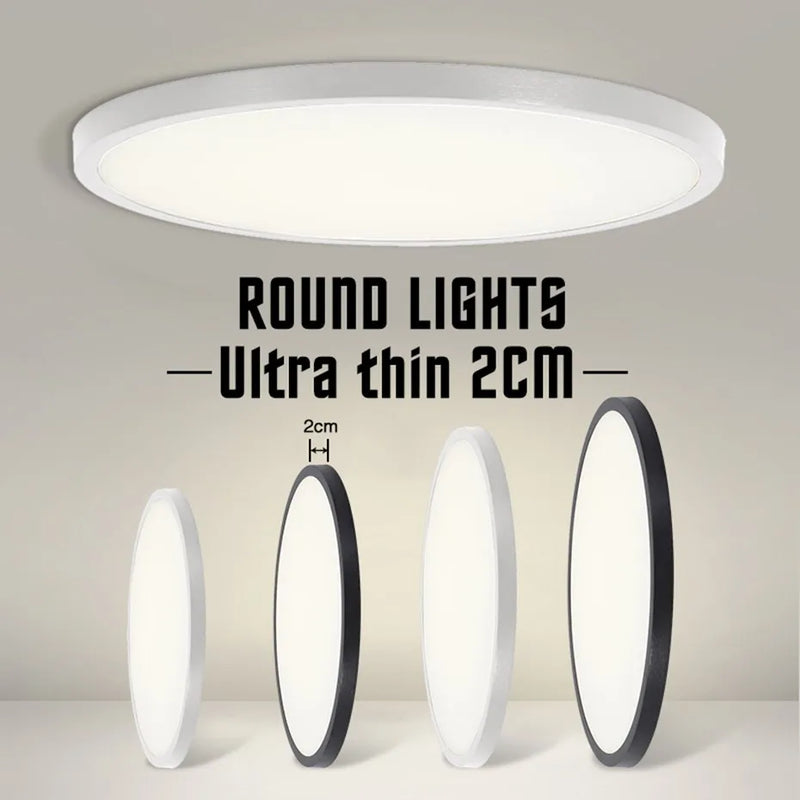 plafonnier led rond moderne pour éclairage varié