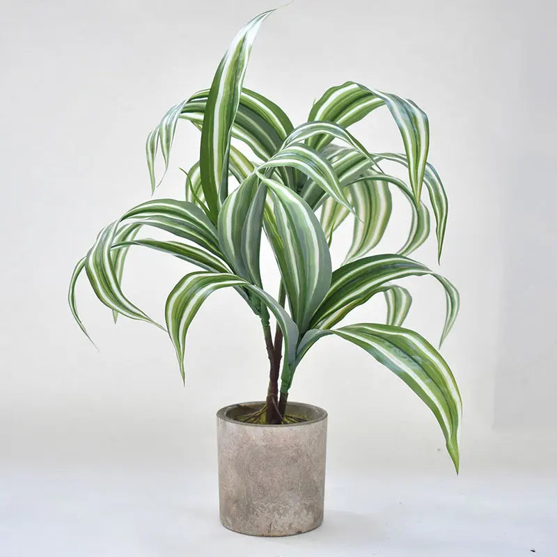 plante artificielle dracaena à trois fourches pour décoration intérieure