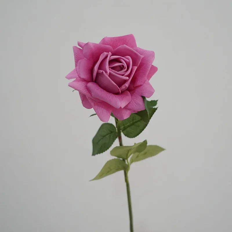 branche de roses artificielles en latex pour décoration et cadeaux