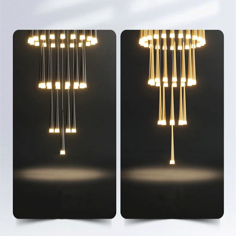 lustre suspendu moderne à LED pour intérieur contemporain