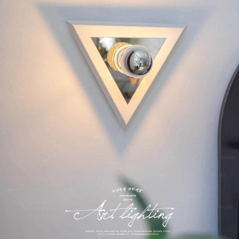 applique murale led triangulaire moderne pour décoration intérieure