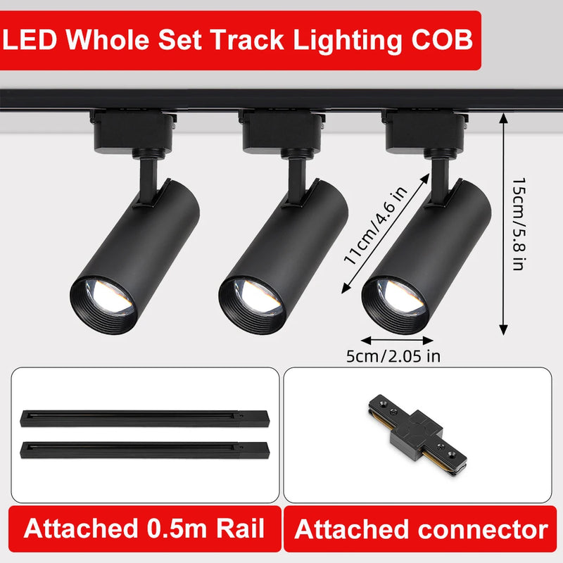 spot à led dimmable pour décoration intérieure moderne