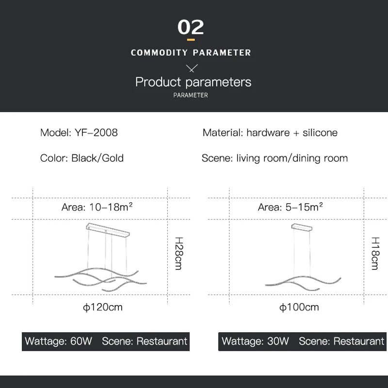 lustre moderne minimaliste avec télécommande pour intérieur