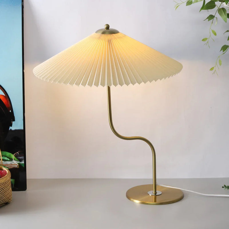 lampe à poser rétro en forme de parapluie décoratif pivotant