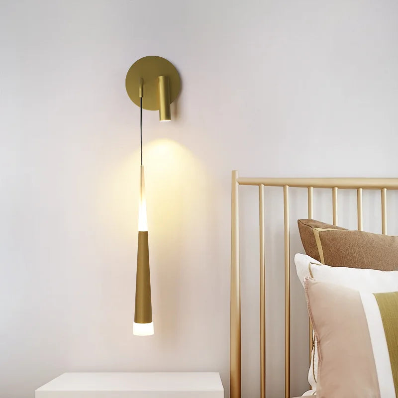 lampe de chevet design nordique moderne avec éclairage led