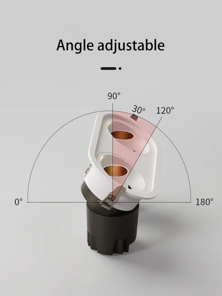 projecteurs led smart 	downlight réglable zigbee tuya triac