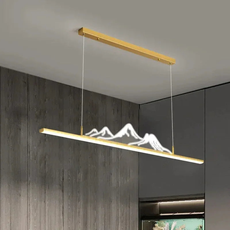 suspension led moderne pour décoration intérieure minimaliste