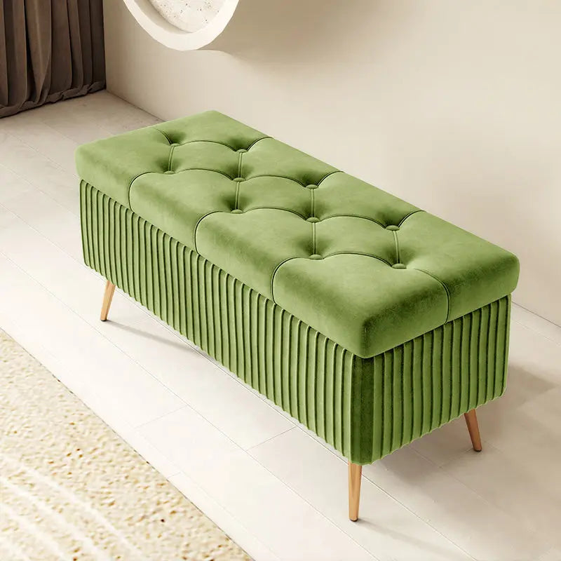 banc nordique avec rangement tabouret de luxe polyvalent et pratique