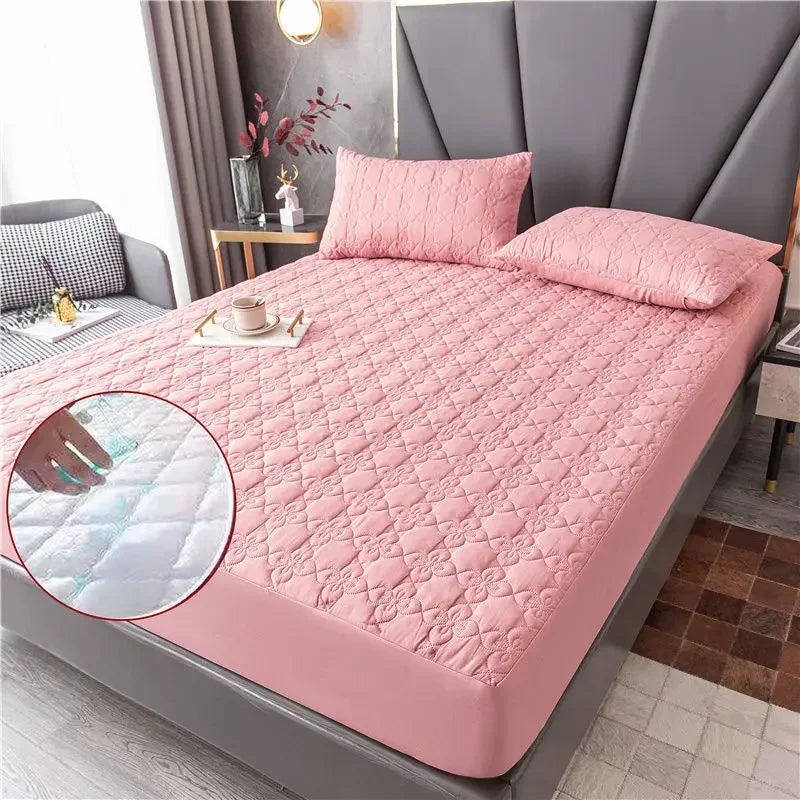 protege matelas imperméable antidérapant pour lit simple double queen king