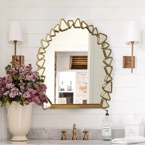 miroirs décoratifs esthétiques pour salle de bain et maquillage