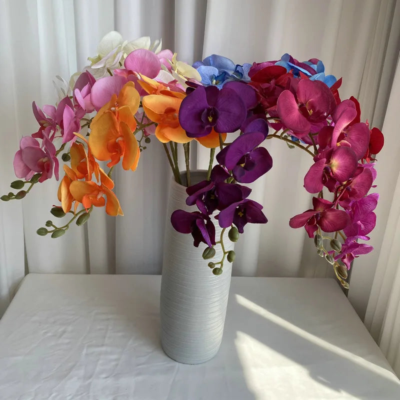 arrangement de fleurs artificielles en velours pour décoration élégante