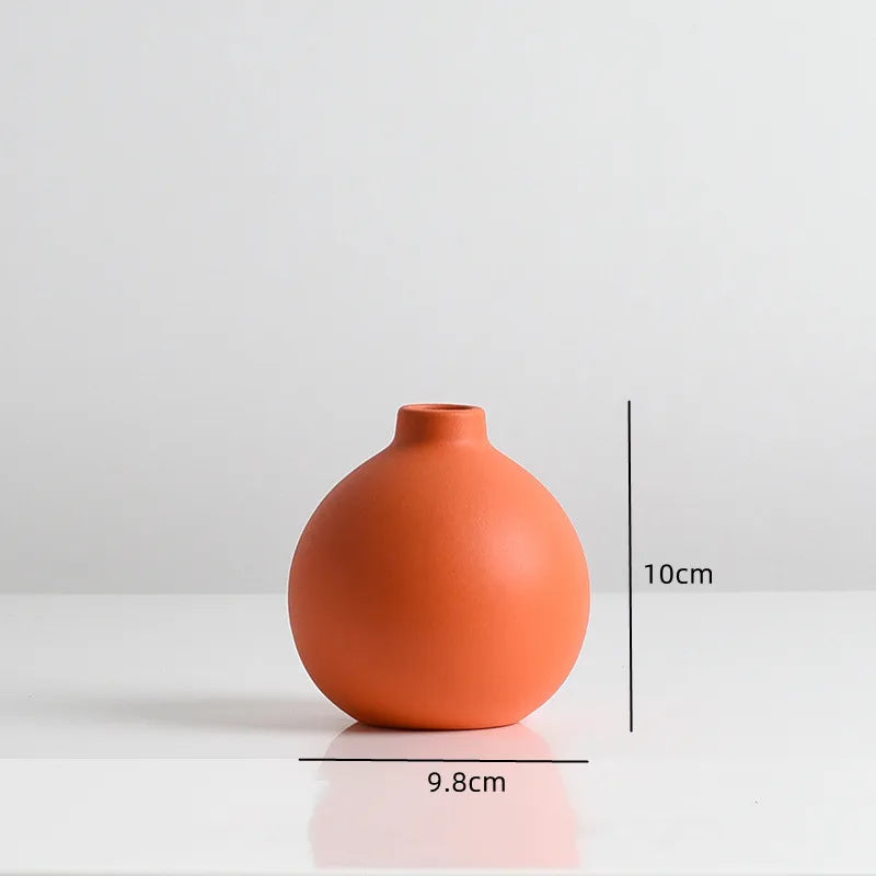 vase en céramique nordique pour décoration intérieure ou cadeau