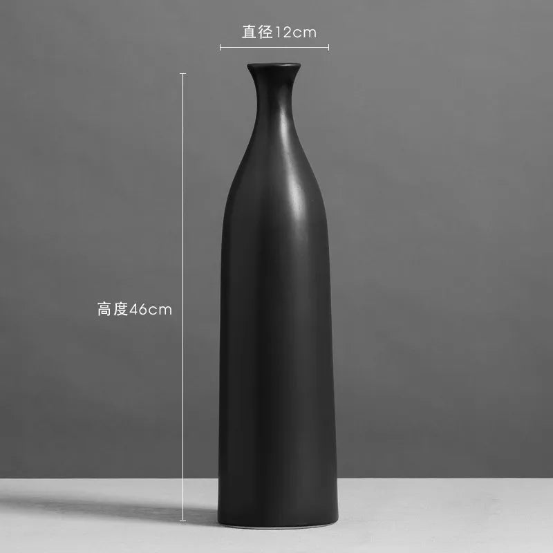 vase en céramique moderne pour décoration florale élégante