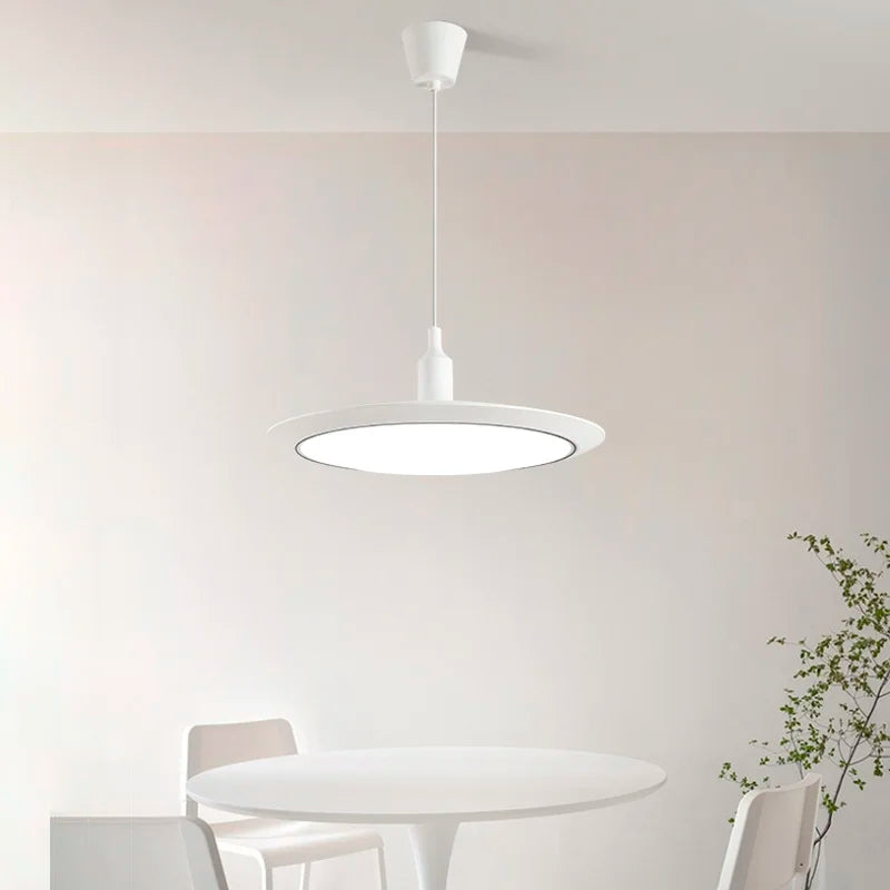 lustre led ultra-mince trois-preuve circulaire moderne minimaliste