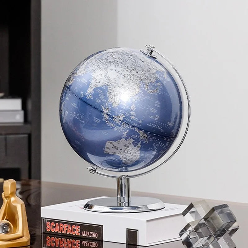 globe terrestre rétro anglais décoration éducative pour enfants et bureau