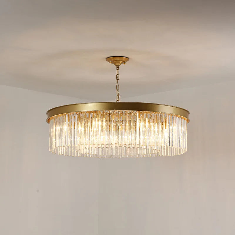 lustre en cristal moderne pour décoration contemporaine de luxe