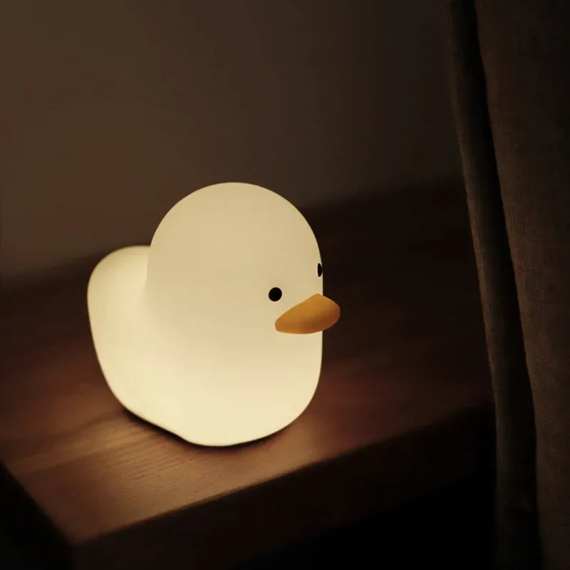 veilleuse silicone canard usb cadeau de noël enfant