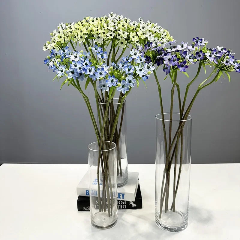 fleurs artificielles en soie velours pour décoration élégante