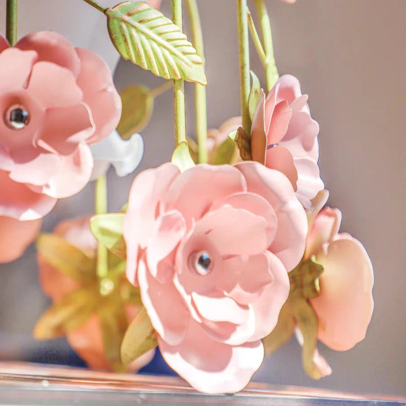 plafonnier rétro en forme de rose pour décoration romantique et chaleureuse