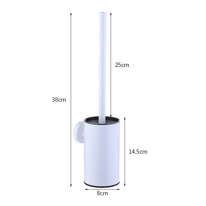 brosse de nettoyage en acier inoxydable avec support mural