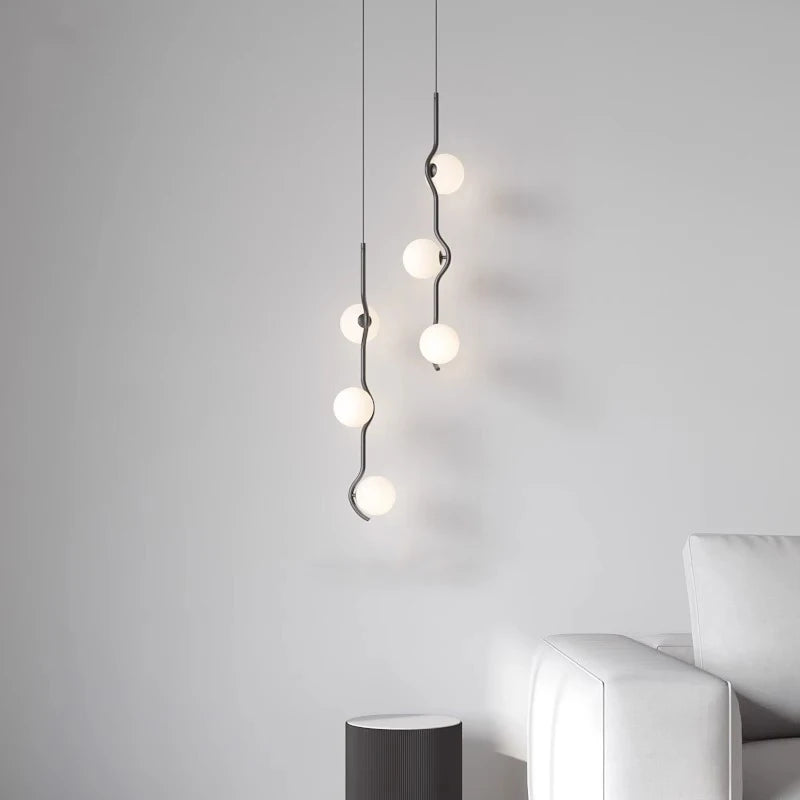lustre fantaisie éclairage intérieur lampes suspendues luminaire salon