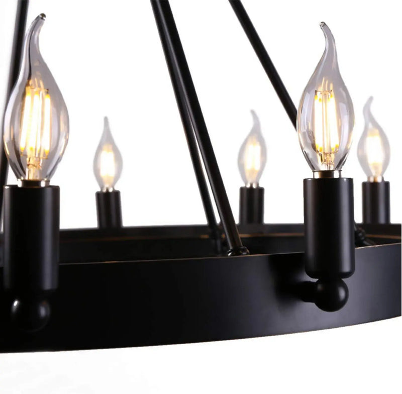 lustre rétro scandinave style industriel pour café et bar