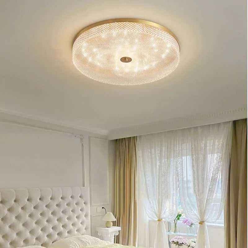 plafonnier led moderne rond pour éclairage intérieur élégant