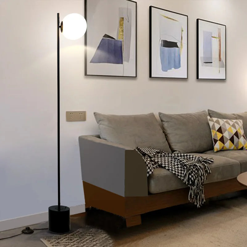 lampadaire led moderne sphéroïde créatif pour intérieur réglable