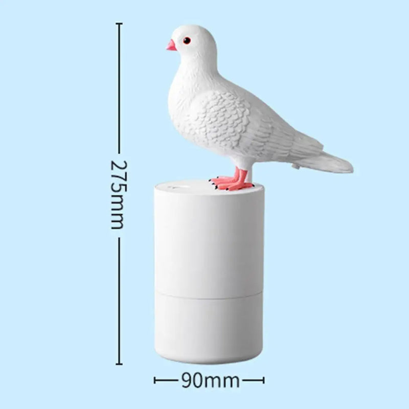 distributeur de savon automatique en forme de pigeon hygiénique sans contact