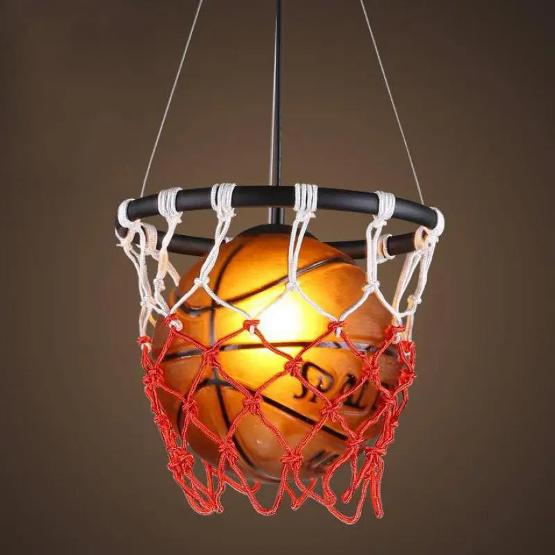 suspension style industriel américain basket-ball football bar café