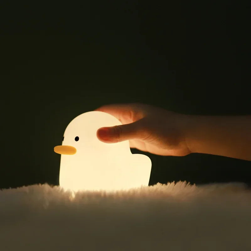 veilleuse silicone canard usb cadeau de noël enfant