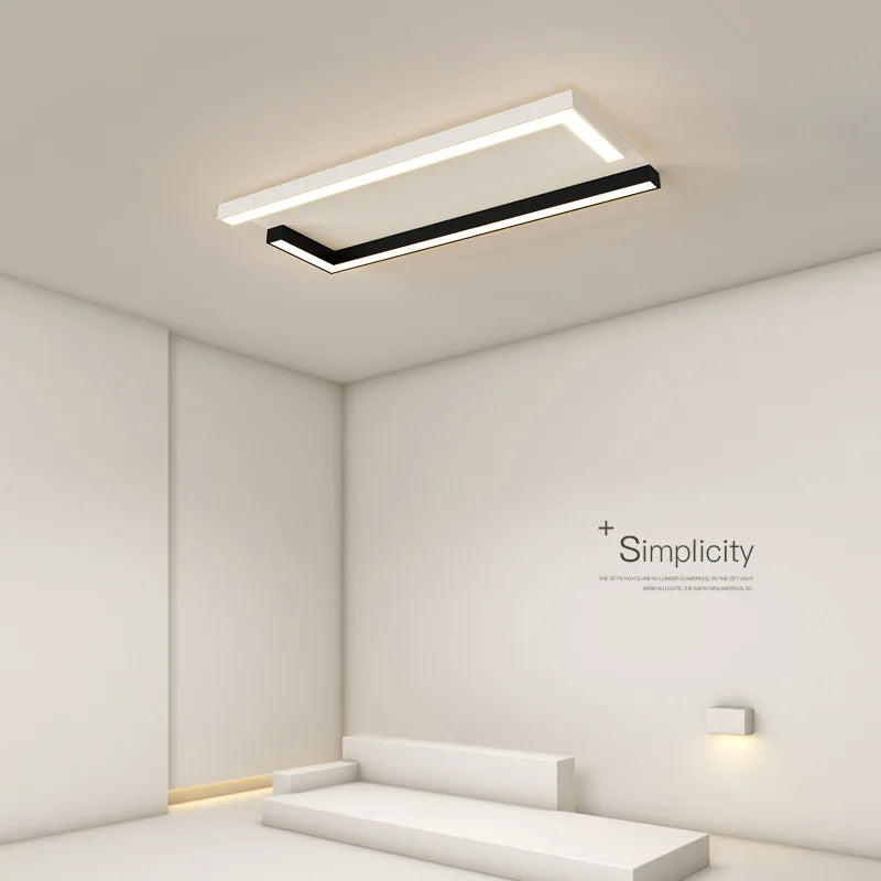 plafonnier moderne minimaliste pour luminaires d'intérieur créatifs