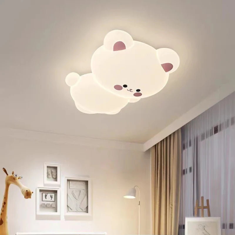 plafonnier mignon ourson koala pour chambre d'enfant décor créatif