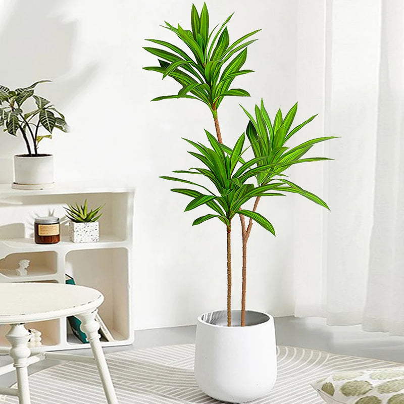 plantes tropicales artificielles pour décoration de mariage et maison