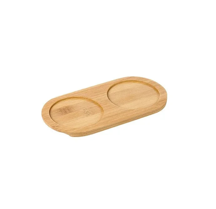 porte-brosse à dents en céramique style nordique avec base en bois