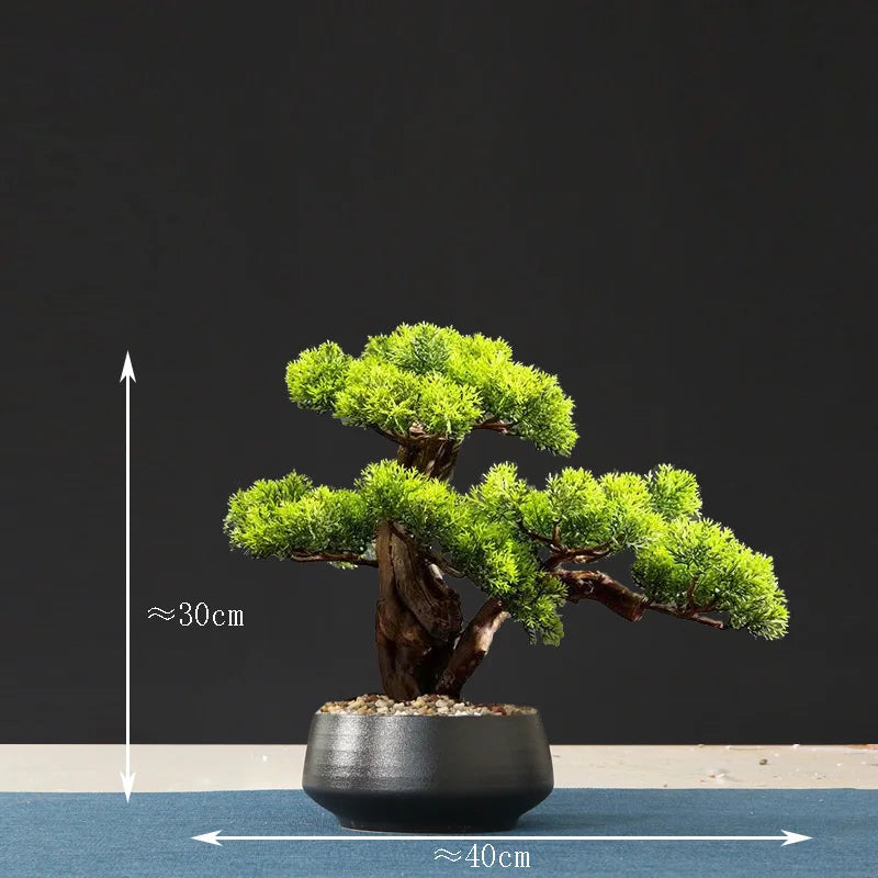 faux arbre bonsaï pour décoration intérieure et aménagement paysager