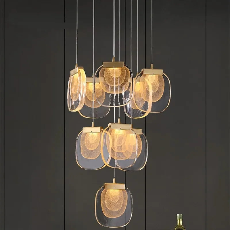 suspension design nordique luxe pour décoration intérieure moderne